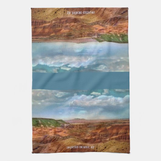 Malerisches Wüstenhandtuch Geschirrtuch (Vertikal)