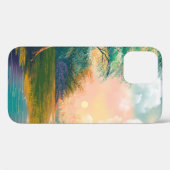 Malerlandschaft für digitale Kunst, Fluss im Frühl Case-Mate iPhone Hülle (Rückseite (Horizontal))