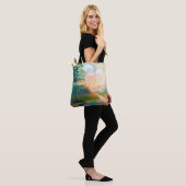Malerlandschaft für digitale Kunst, Fluss im Frühl Tasche (Am Model)