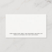 Malerlogo | Wohnhaus Visitenkarte (Rückseite)