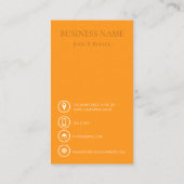 Malermodernes berufliches Design Visitenkarte (Rückseite)