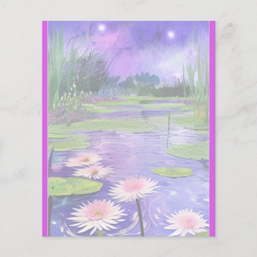 Malernacht am Teich (Vorderseite)