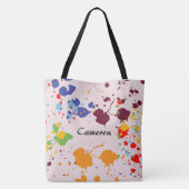 Malername Farbige Schnüre Tasche (Rückseite)