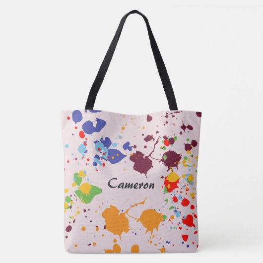 Malername Farbige Schnüre Tasche (Rückseite)