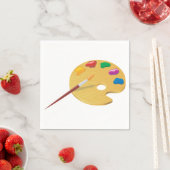 Malerpalette-Papier-Servietten Serviette (Beispiel)