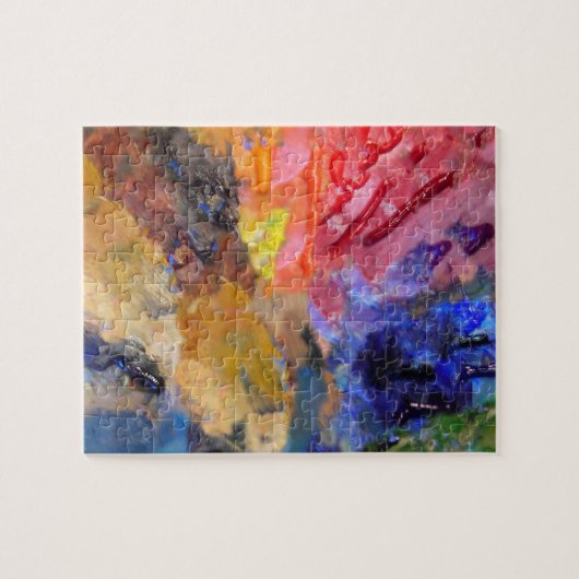 Malerpalette Puzzle (Horizontal)