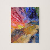 Malerpalette Puzzle (Vertikal)