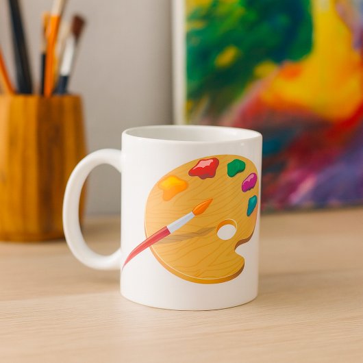 Malerpalette Tasse
