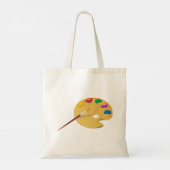 Malerpalette Tote-Tasche Tragetasche (Rückseite)