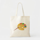 Malerpalette Tote-Tasche Tragetasche (Vorne)