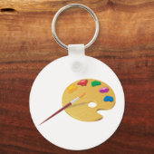 Malerpaletten-Schlüsselanhänger Schlüsselanhänger (Vorderseite)