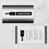 Malerpinsel für Maler-Unternehmer Visitenkarte (Vorne/Hinten)