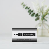 Malerpinsel für Maler-Unternehmer Visitenkarte (Stehend Vorderseite)