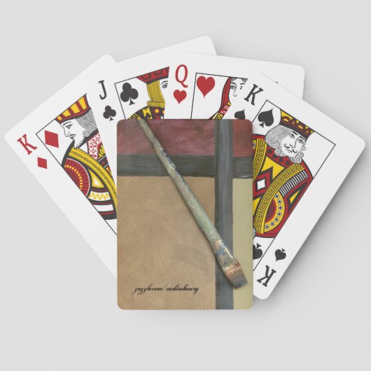 Malerpinsel Spielkarten (Rückseite)