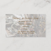 Malerpinsel und Malerpinsel in alten Holzkisten Visitenkarte (Rückseite)