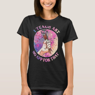 Malerpinsel zum Malen I Unterricht Kunst T-Shirt