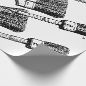 Malerpinselentwurf Geschenkpapier (Ecke)