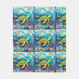 Malerschildkröte Fleecedecke