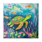 Malerschildkröte Fliese (Vorderseite)