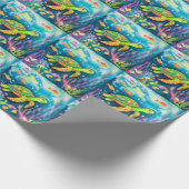 Malerschildkröte Geschenkpapier (Ecke)