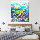 Malerschildkröte Leinwanddruck (Insitu (Schlafzimmer))