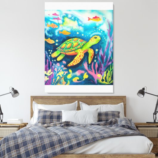 Malerschildkröte Leinwanddruck (Insitu (Schlafzimmer))