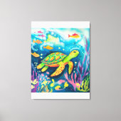 Malerschildkröte Leinwanddruck (Vorderseite)