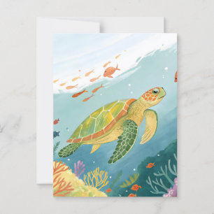 Malerschildkröte Postkarte