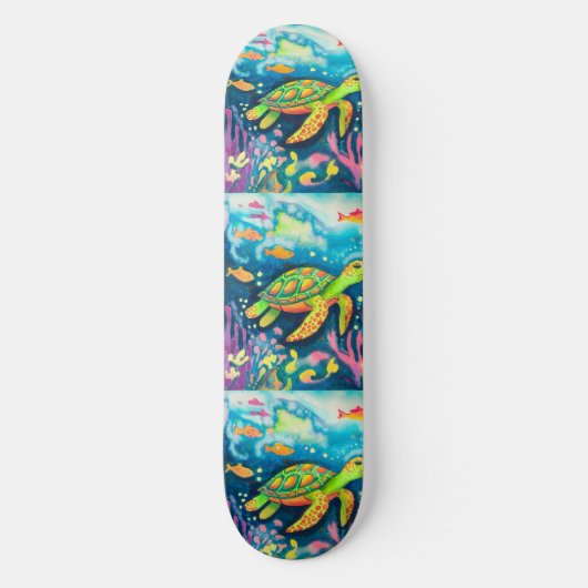 Malerschildkröte Skateboard (Vorderseite)