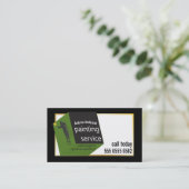 Malerservice Farbenfrohe Haushaltswert Neuer Cube Visitenkarte (Stehend Vorderseite)