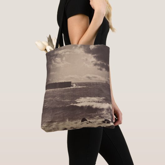 Malersiche Abendküstenansicht  Tasche (Von Nahem)