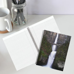 Malersiche Multnomah Falls Landschaft Notizblock