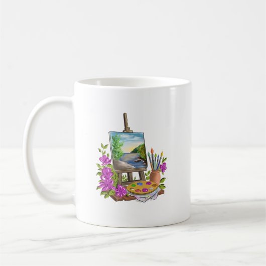 Malerstaffelei kaffeetasse (Links)