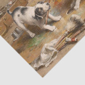 Malerstreit von Carl Reichert Seidenpapier (Ausschnitt)