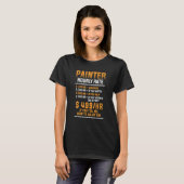 Malerstündliche Malerei für Maler T-Shirt (Vorne ganz)