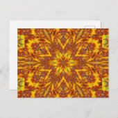 MALERTE WILDBLUMEN 1 POSTKARTE (Vorne/Hinten)