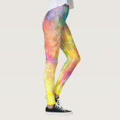 [Malertuch] Rainbow-Krawatte gestört Leggings (Rechts)