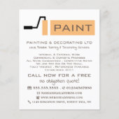 Malerwalze, Maler und Dekorator Flyer (Vorne)