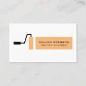 Malerwalze, Maler und Dekorator Visitenkarte (Vorderseite)