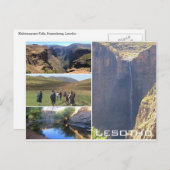 Maletsunyane Postkarte (Vorne/Hinten)