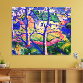 Malevich - Apfelbäume in Blossom, Leinwanddruck (Insitu (Wohnzimmer))