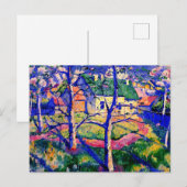 Malevich - Apfelbäume in Blossom Postkarte (Vorne/Hinten)