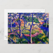 Malevich - Apfelbäume in Blossom Postkarte (Vorne/Hinten)