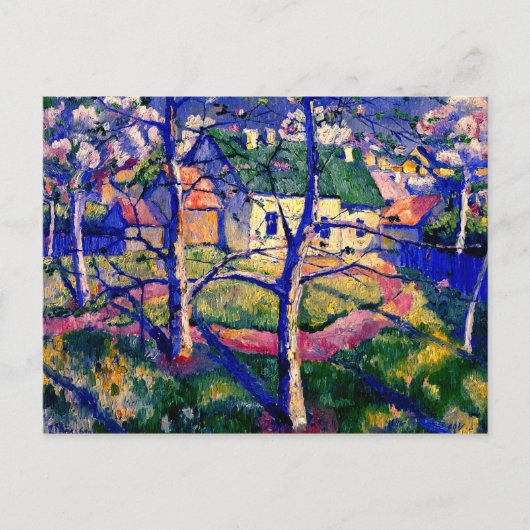 Malevich - Apfelbäume in Blossom Postkarte (Vorderseite)