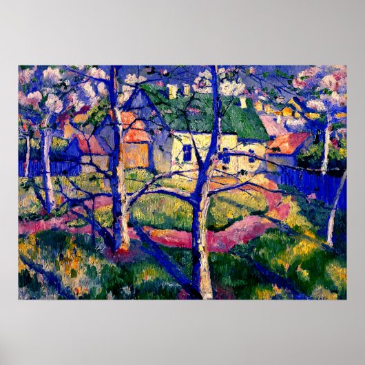 Malevich - Apple Trees in Blossom Poster (Vorne)