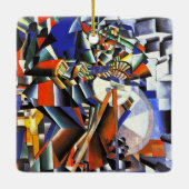 Malevich Kazimir Der Knifegrinder Keramikornament (Rückseite)