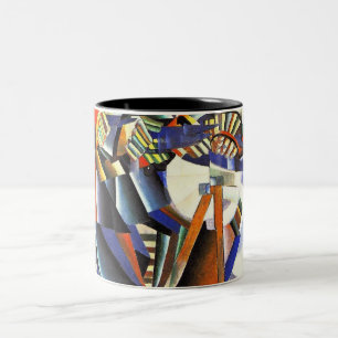 Malevich Kazimir Der Knifegrinder Platz Zweifarbige Tasse