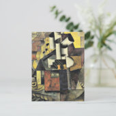Malevich - Musikinstrument Postkarte (Stehend Vorderseite)