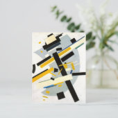 Malevich Print, Supremus No. 58, Matte Poster Postkarte (Stehend Vorderseite)