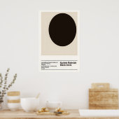 Malevich Schwarzer Kreis Kunst Suprematismus Poster (Küche)
